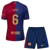 Maglia ufficiale Barcellona Gavi 6 Casa 2024-25 per Bambino